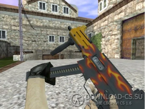 Модель UMP-45 «Blaze» для CS 1.6