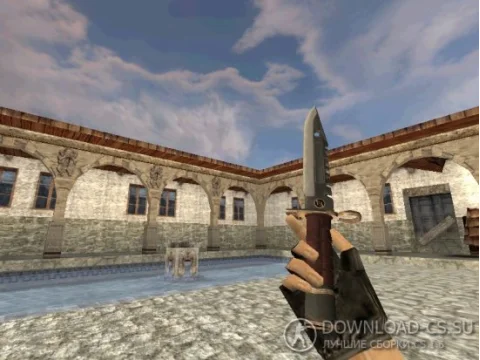 Модель ножа HD «M9 Bayonet | Cage N» для CS 1.6