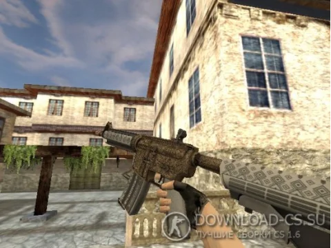 Модель HD M4A4 «Royal Paladin» для CS 1.6