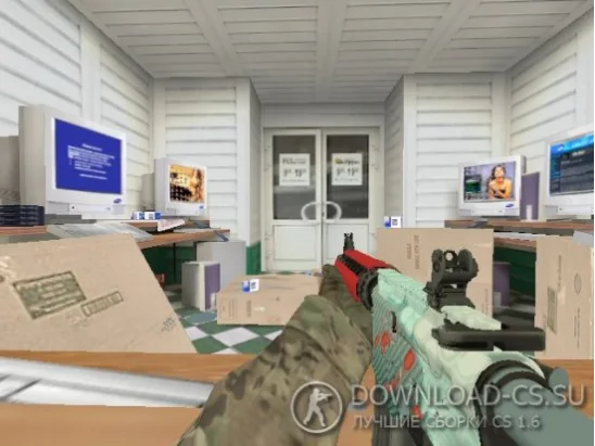 Модель M4A4 «Bullet Rain — Дождь из пуль» для CS 1.6