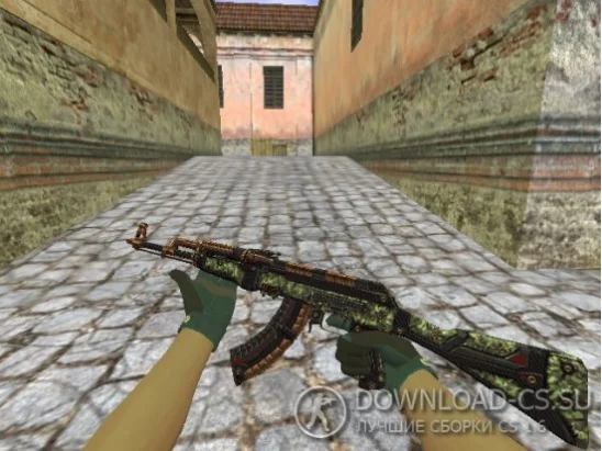 Модель HD AK-47 «Abrams» для CS 1.6