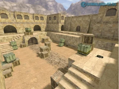 Карта gg_dust_arena для CS 1.6