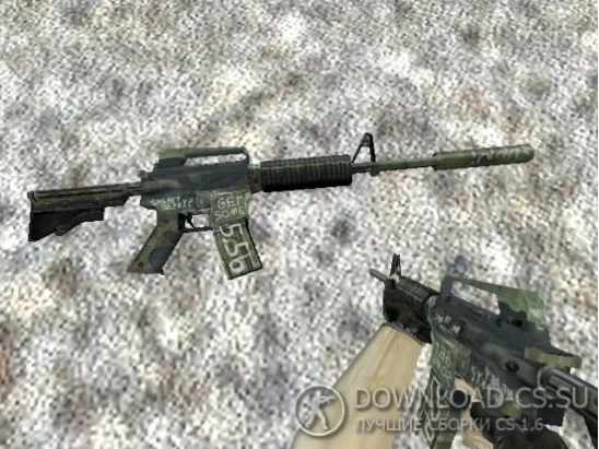 Модель M4A1 «Flashback» для CS 1.6