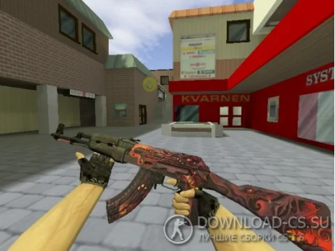 Модель AK-47 «Phantom Disruptor» для CS 1.6