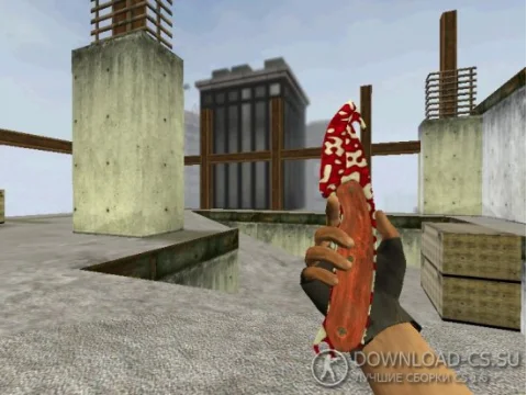 Модель ножа «Gut Knife | Streaks» для CS 1.6