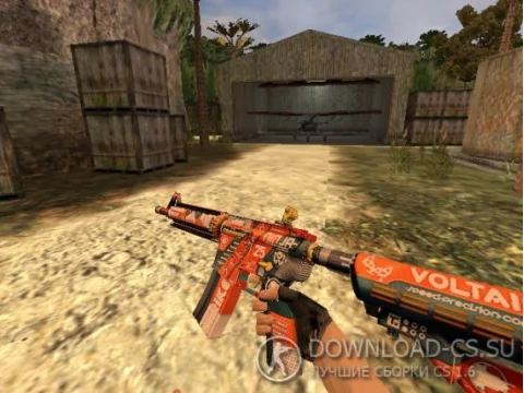 Модель HD M4A4 «Bloodsport» для CS 1.6