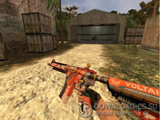 Модель HD M4A4 «Bloodsport» для CS 1.6