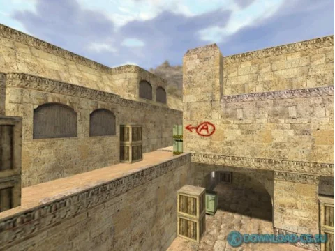 Карта de_blackdust для КС 1.6