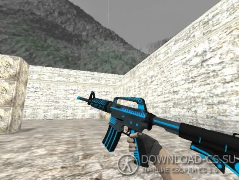 Модель HD M4A1-S «Plasmax» для CS 1.6