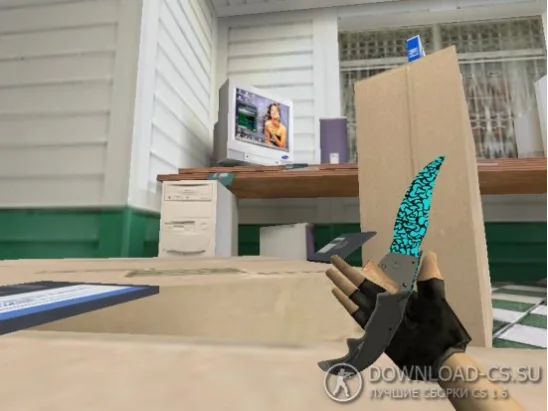 Модель ножа HD «Falchion | Bussta» для CS 1.6