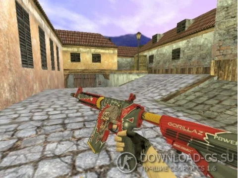 Модель HD M4A4 «Beast Project» для CS 1.6