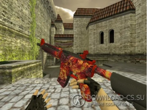 Модель HD M4A4 «Reborn» для CS 1.6