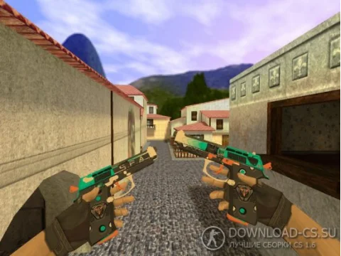 Модель HD Dual Berettas «Trigger Happy» для CS 1.6