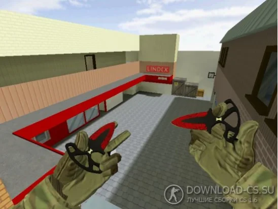 Модель ножа «Shadow Daggers | Кровавая паутина» для CS 1.6