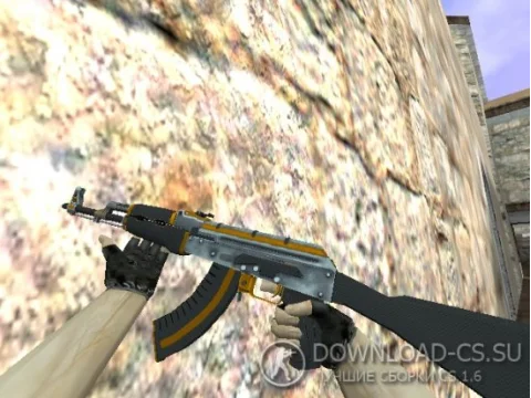Модель HD AK-47 «Carbon Edition» для CS 1.6