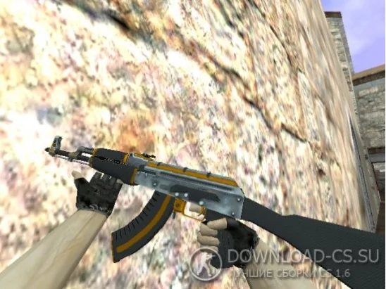 Модель HD AK-47 «Carbon Edition» для CS 1.6