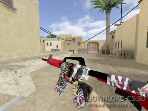 Модель HD M4A1-S «WildStyle» для CS 1.6