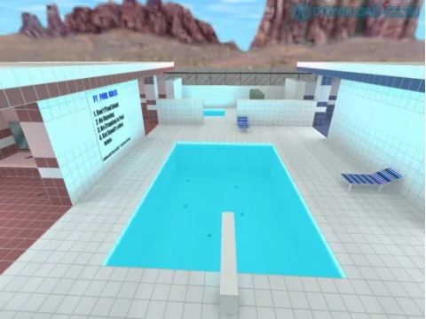 Карта fy_pool_day для CS 1.6