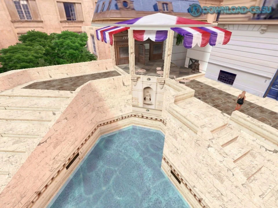 Карта cs_paris для CS 1.6