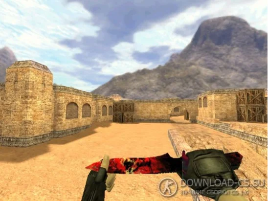Модель стандартная ножа «Red Nature» для CS 1.6