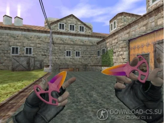 Модель ножа HD «Shadow Daggers | Fade Remake» для CS 1.6