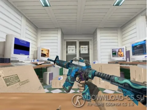 Модель HD M4A1-S «Hades» для CS 1.6