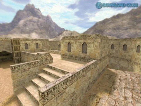 Карта de_dust_castle для CS 1.6