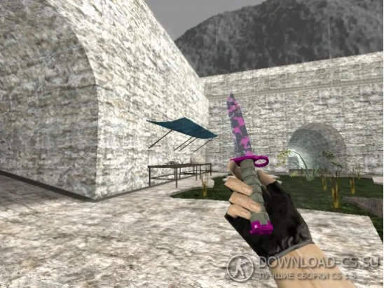 Модель ножа HD «Bayonet | Pink DDpat» для CS 1.6