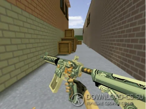 Модель HD M4A4 «Cybernetic» для CS 1.6
