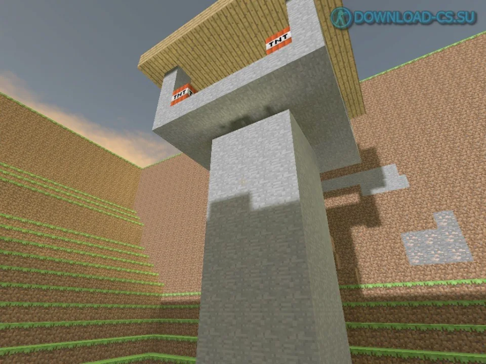 Карта awp_minecraft2 для CS 1.6