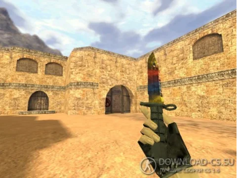 Модель ножа HD «M9 Bayonet | Marble Fade» для CS 1.6