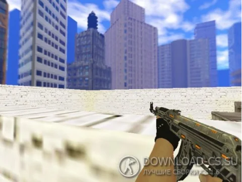 Модель HD AK-47 «Mass Driver» для CS 1.6