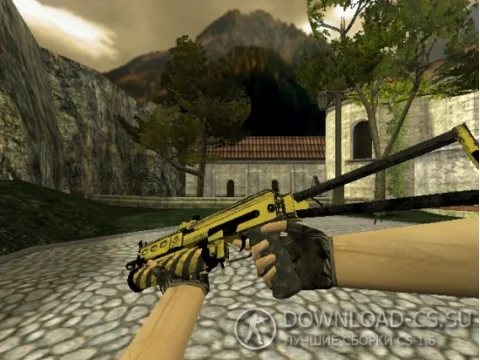 Модель HD PP-19 Bizon «Death Warning» для CS 1.6