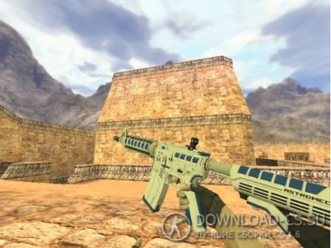 Модель HD M4A4 «Astromech» для CS 1.6