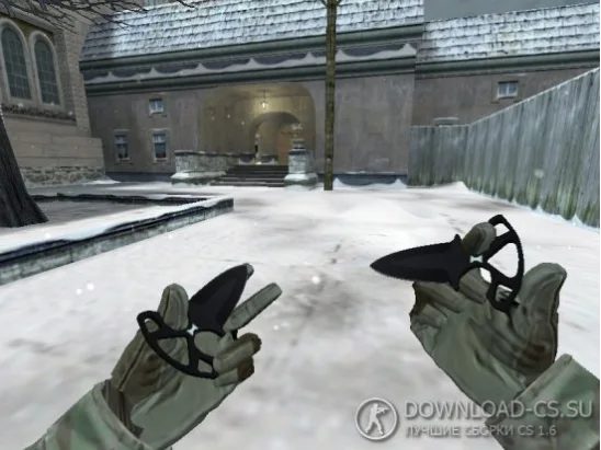 Модель ножа «Shadow Daggers — Кинжалы-кастеты» для CS 1.6