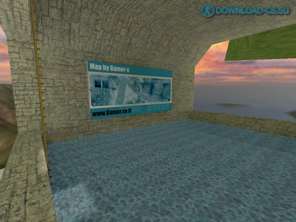 Карта surf_green для CS 1.6