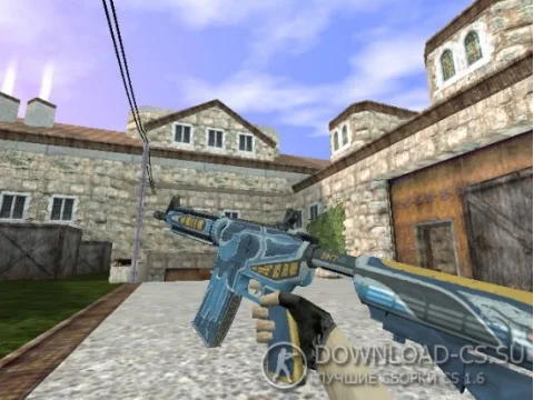 Модель HD M4A4 «Bounty Hunter» для CS 1.6
