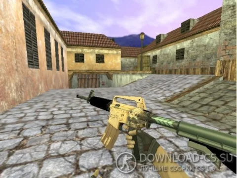 Модель HD M4A1-S «Crush» для CS 1.6