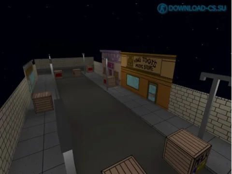 Карта awp_springfield_street для CS 1.6