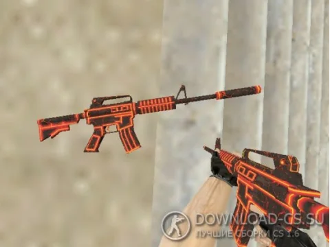 Модель M4A1 «Lava» для CS 1.6