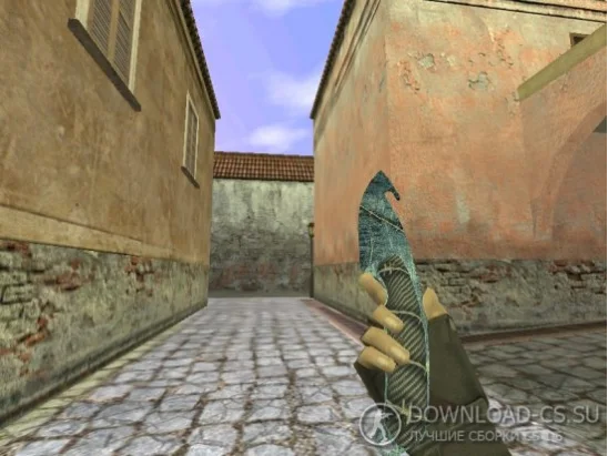 Модель ножа HD «Gut Knife | Vibranium» для CS 1.6
