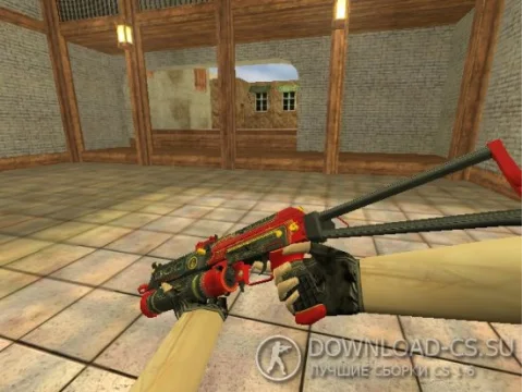 Модель HD PP-19 Bizon «Steam Engine» для CS 1.6