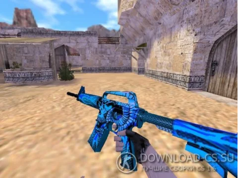 Модель HD M4A1-S «Eske» для CS 1.6