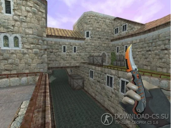 Модель ножа HD «Flip Knife | Burst» для CS 1.6