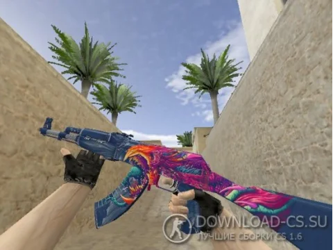 Модель HD AK-47 «Hyper Beast» для CS 1.6