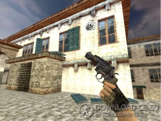 Модель HD R8 Revolver «Liama Cannon» для CS 1.6