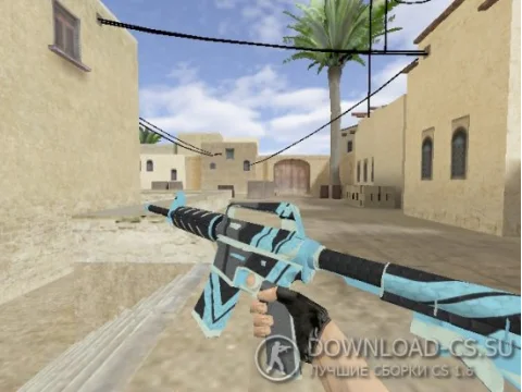 Модель HD M4A1-S «Вулкан» для CS 1.6