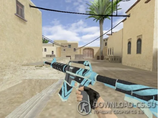 Модель HD M4A1-S «Вулкан» для CS 1.6