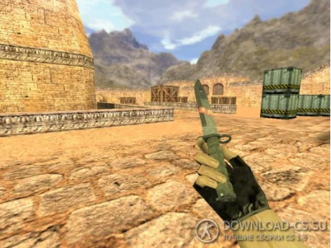 Модель ножа HD «Bayonet | Dystopia» для CS 1.6