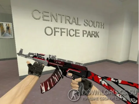 Модель HD AK-47 «Military Carbon» для CS 1.6
